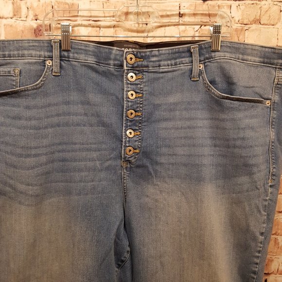 Torrid Jeans Premium Sky High Skinny with Button Fly Size 30 XT - Picture 7 of 16